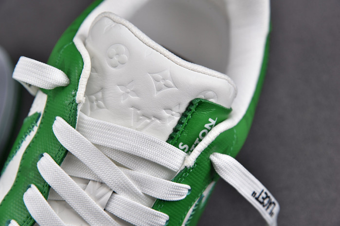 nike low air force 1 x green white