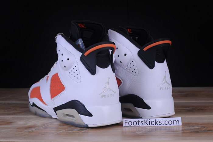 air jordan 6 retro nrg g8rd "gatorade" orange mens 384664-145
