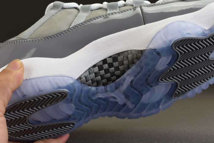 air jordan 11 low cool grey 528895-003