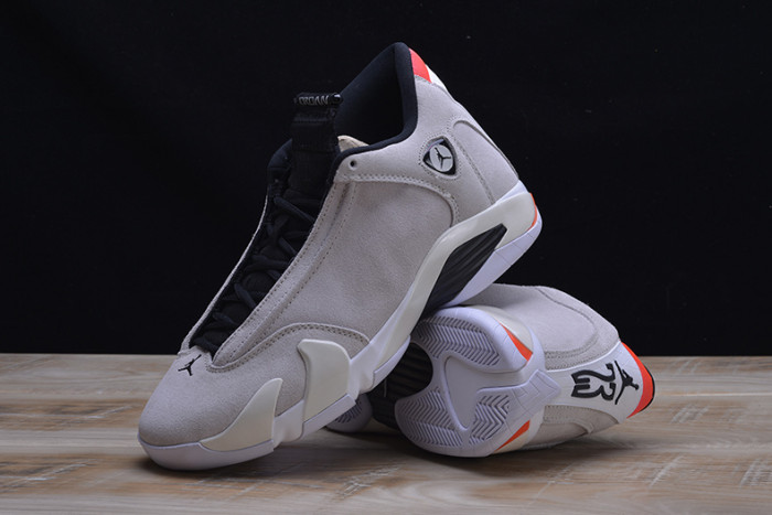 air jordan 14 retro "desert sand" black/ white 487471-021