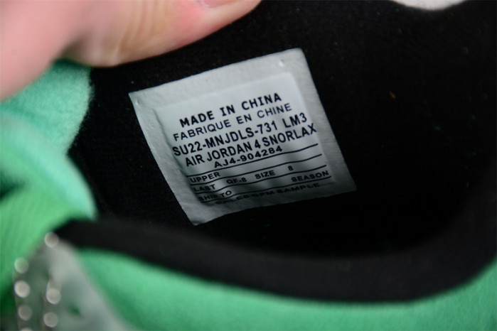 air jordan 4 pe green aj4-904284