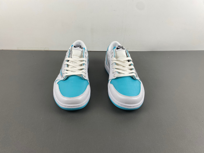 travis scott x air jordan white bule dm7866-771