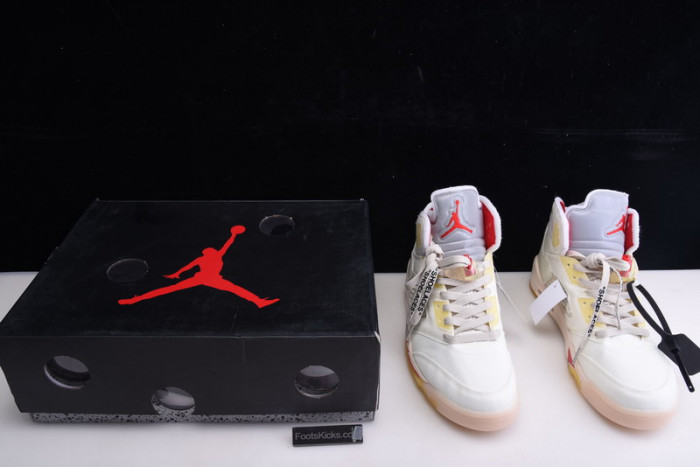 ofw air jordan 5 ice cream colorway ct8480-002