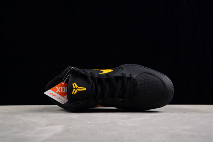 nike kobe 4 protro black university gold fq3544-002