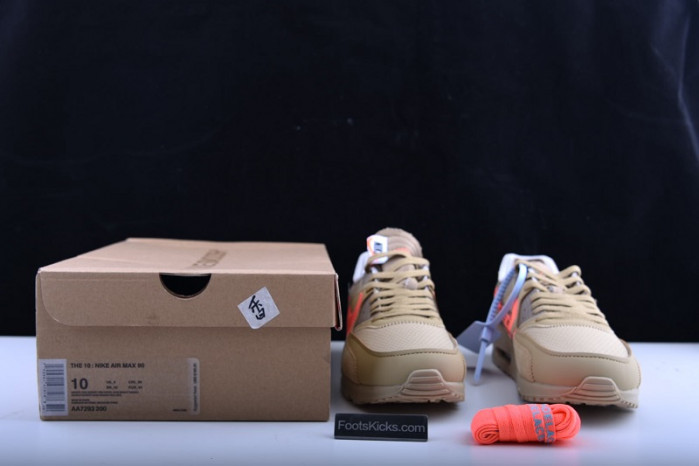 ofw nike air max 90 desert ore aa7293-200