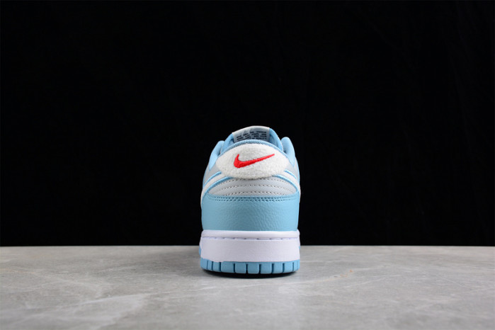 nike dunk low retro fleece worn blue fb1871-011