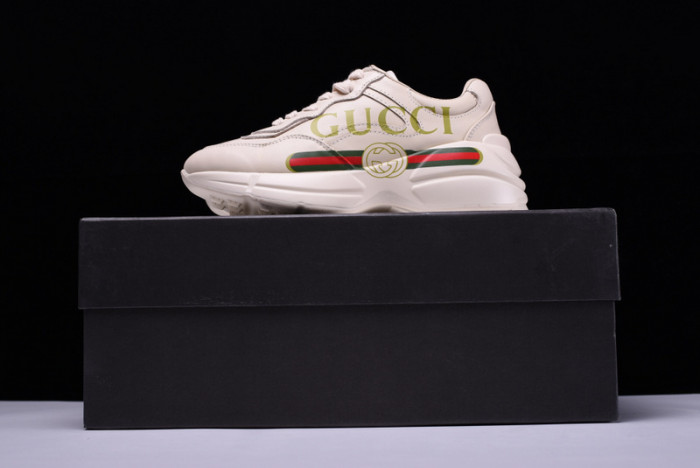 g*u*i logo rhyton vintage trainer sneaker