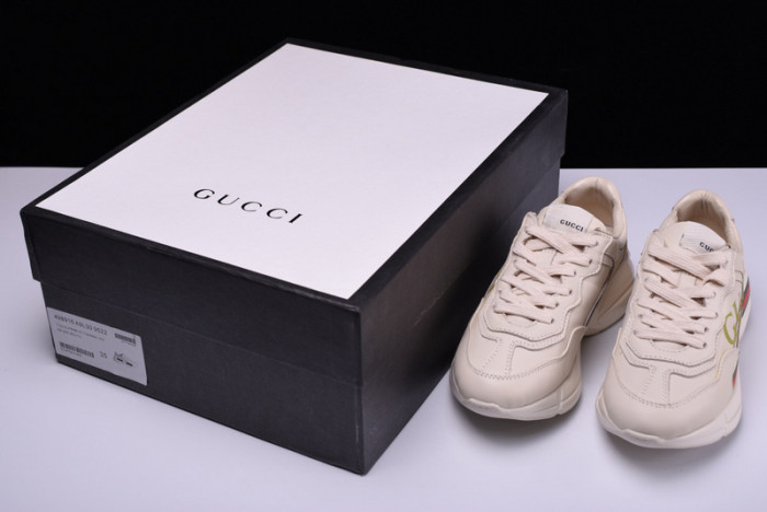 g*u*i logo rhyton vintage trainer sneaker