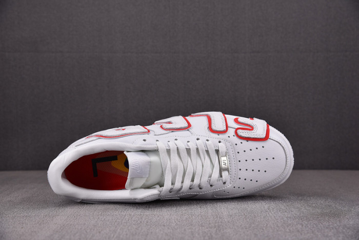 cpfm x nike air force 1 by you white/red ck4746-991
