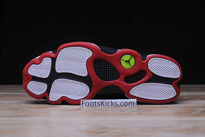 air jordan 13 retro "he got game" white/ black-true red 309259-104